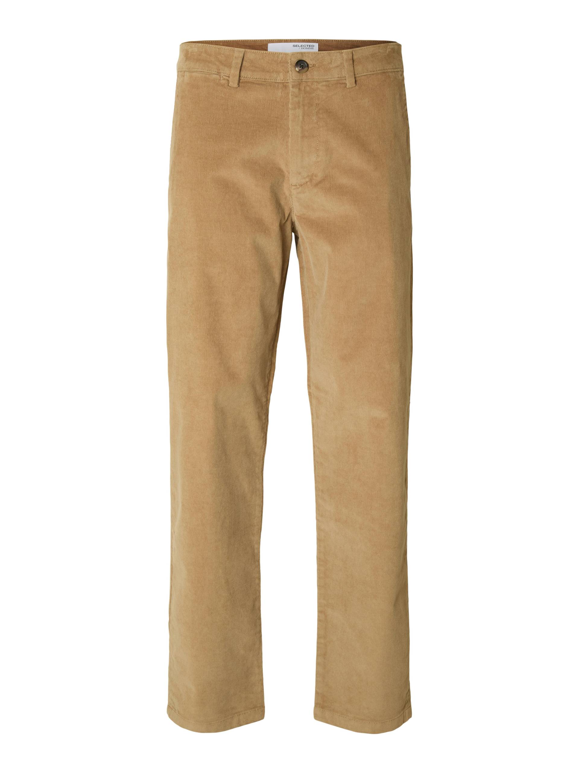 SELECTED MEN - SLH196-STRAIGHT MILES CORD PANT W NOOS kelp - Gr. - 33/34 von SELECTED MEN