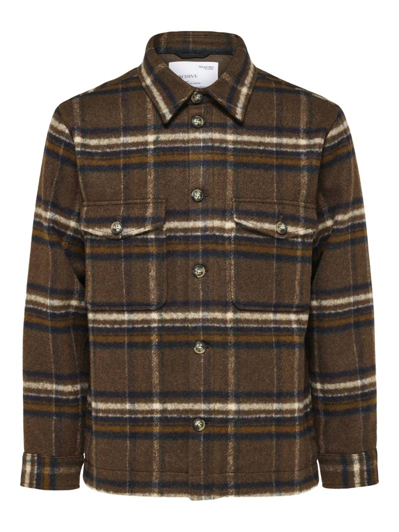 SELECTED MEN - SLHARCHIVE OVERSHIRT NOOS - Gr. - L von SELECTED MEN