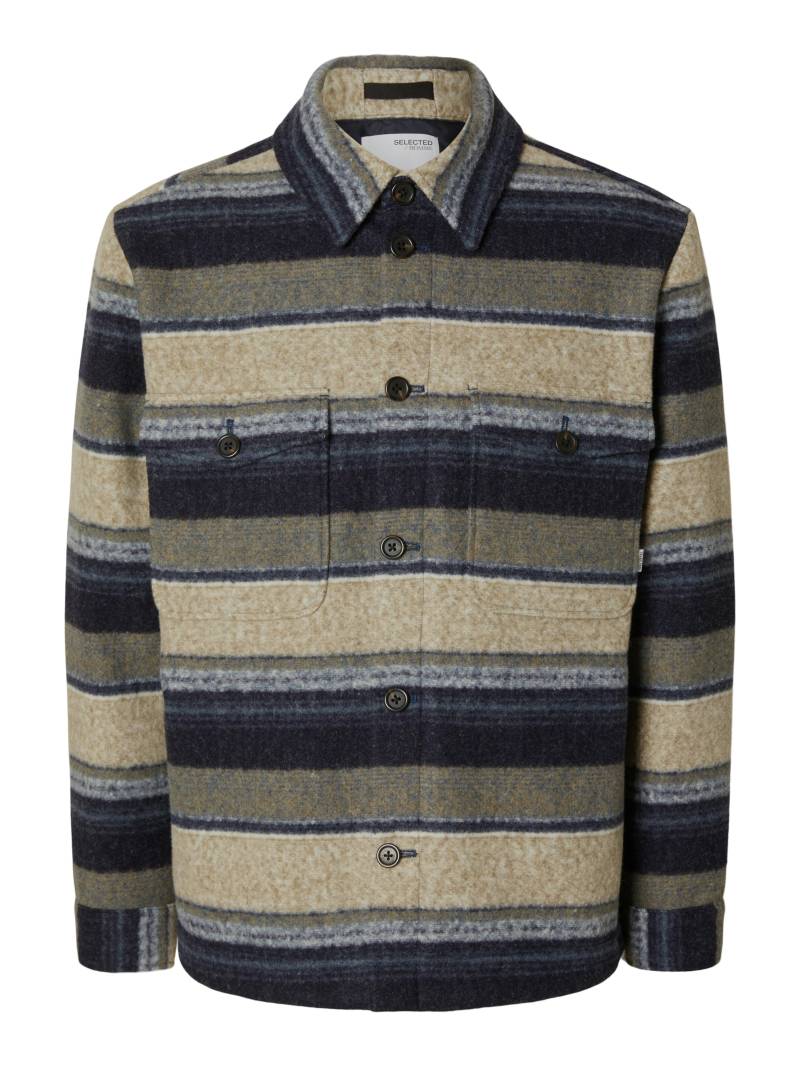 SELECTED MEN - SLHARCHIVE OVERSHIRT NOOS sky captain - Gr. - M von SELECTED MEN