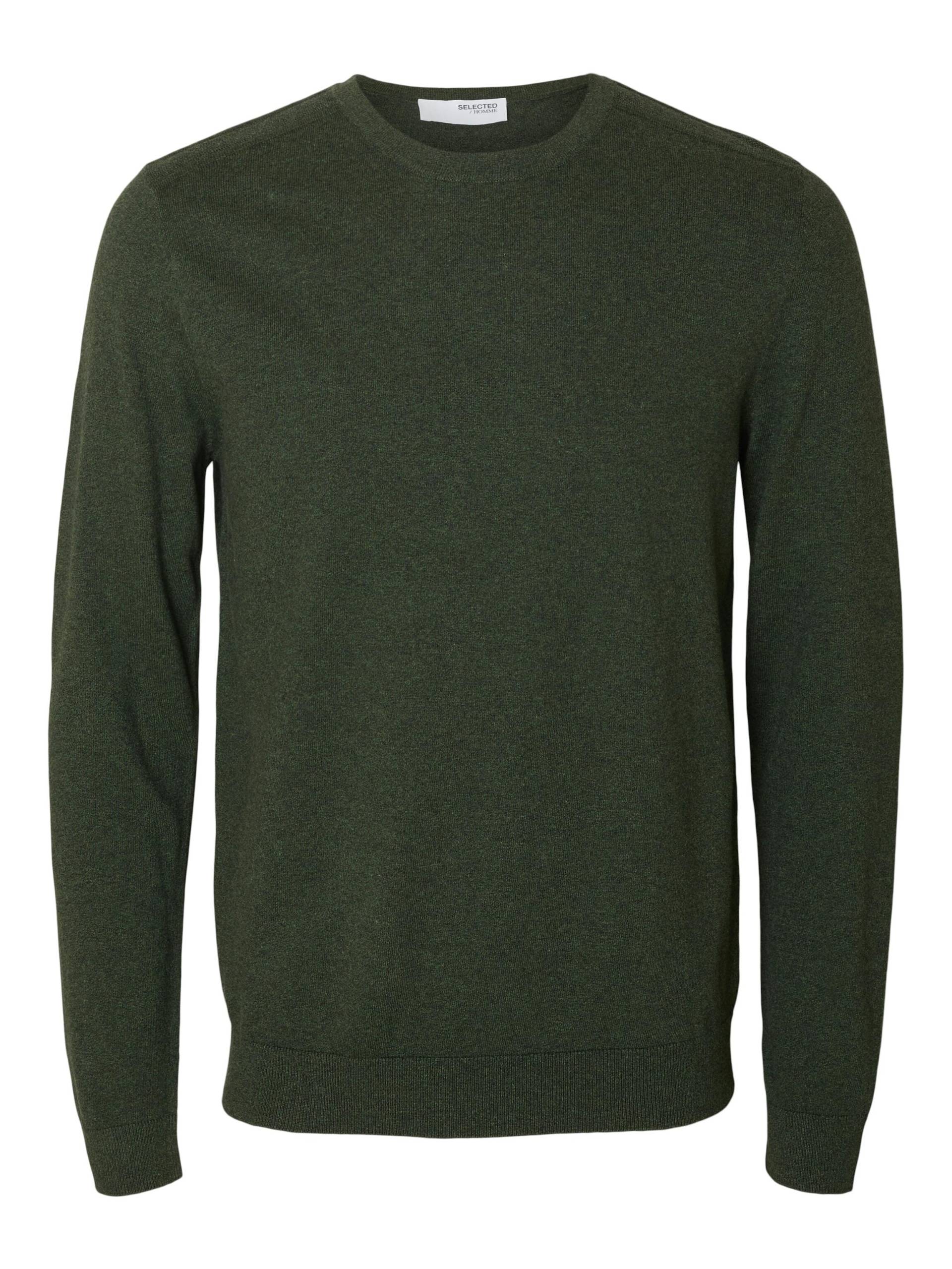 SELECTED MEN - SLHBERG CREW NECK NOOS forest night - Gr. - XL von SELECTED MEN