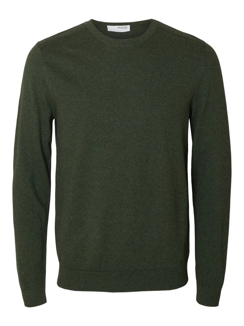 SELECTED MEN - SLHBERG CREW NECK NOOS forest night - Gr. - XL von SELECTED MEN