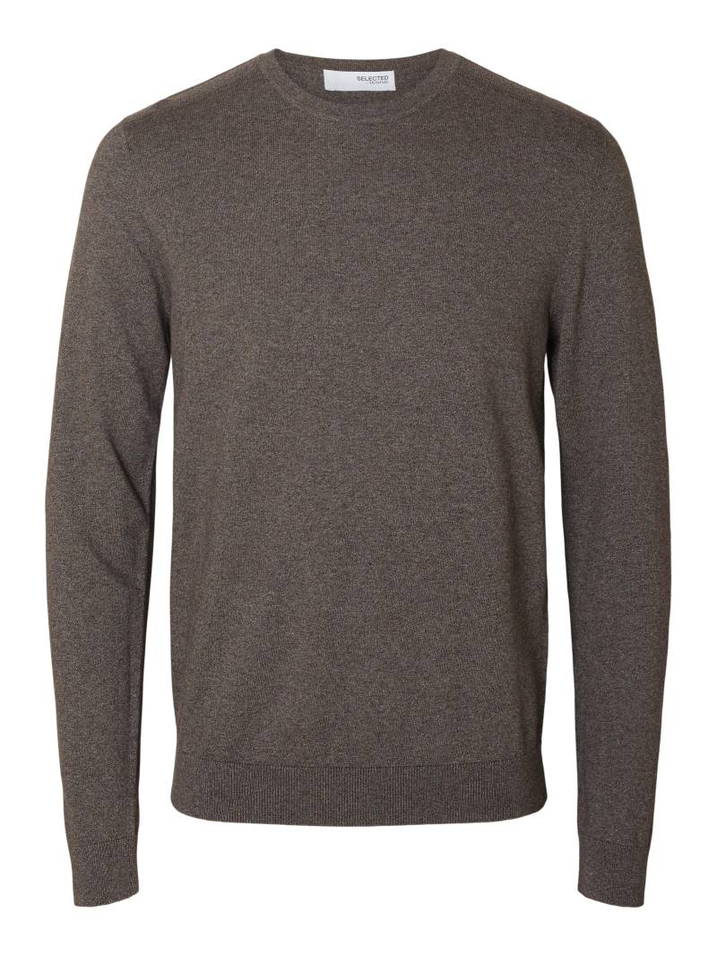 SELECTED MEN - SLHBERG CREW NECK NOOS morel - Gr. - XL von SELECTED MEN
