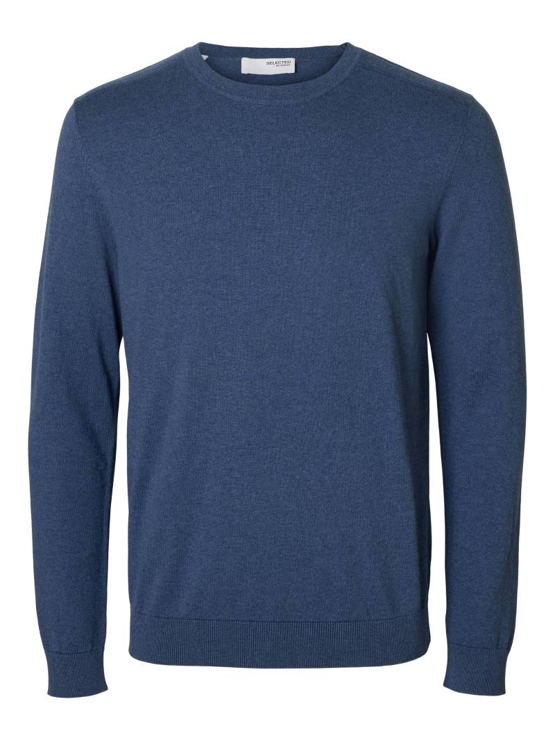 SELECTED MEN - SLHBERG CREW NECK NOOS oceana - Gr. - L von SELECTED MEN
