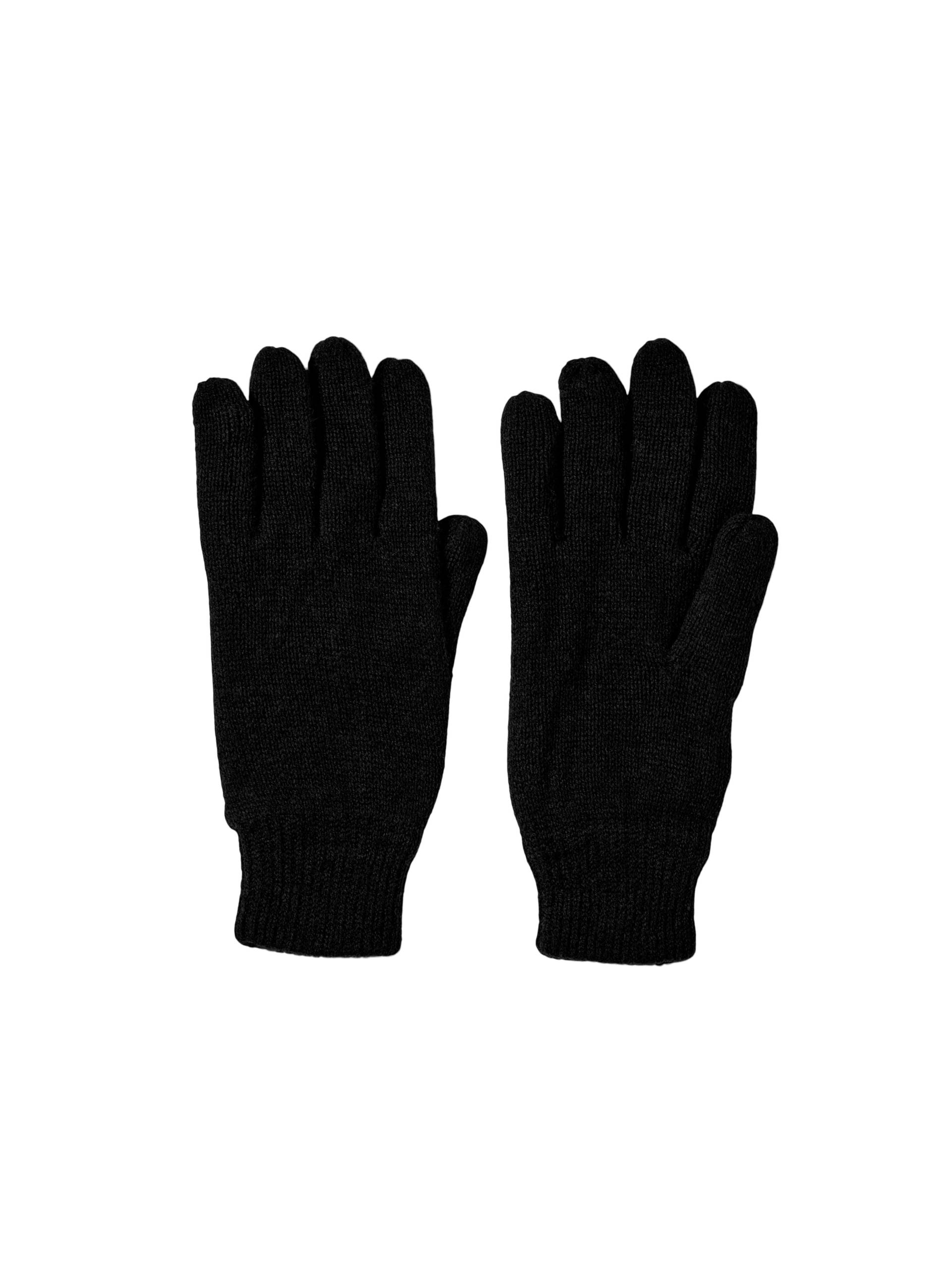 SELECTED MEN - SLHCRAY WOOL BLEND GLOVES black - Gr. - ONE SIZE von SELECTED MEN