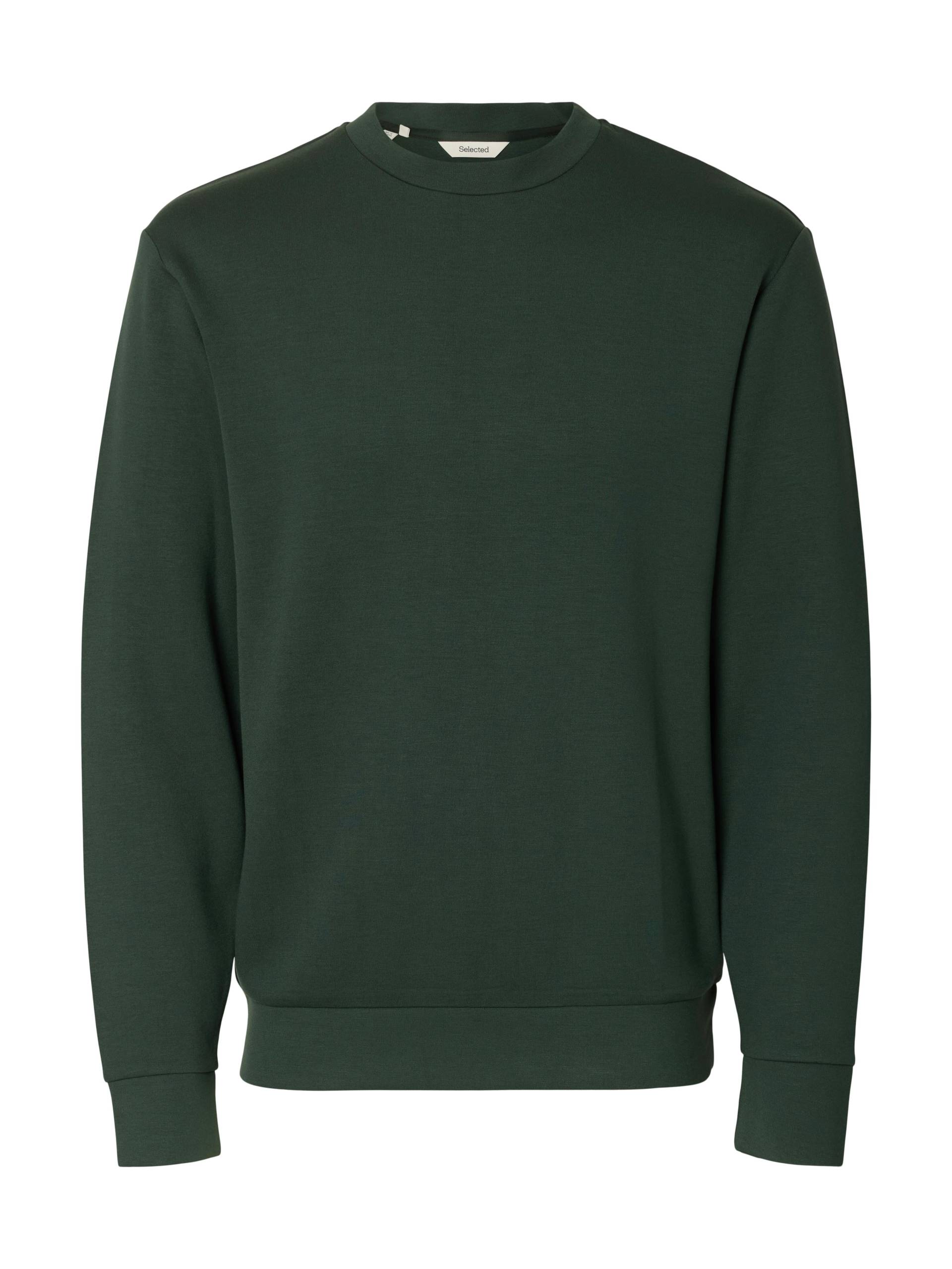 SELECTED MEN - SLHEMANUEL SOFT CREW NECK SWEAT NOOS deep forest - Gr. - XXL von SELECTED MEN