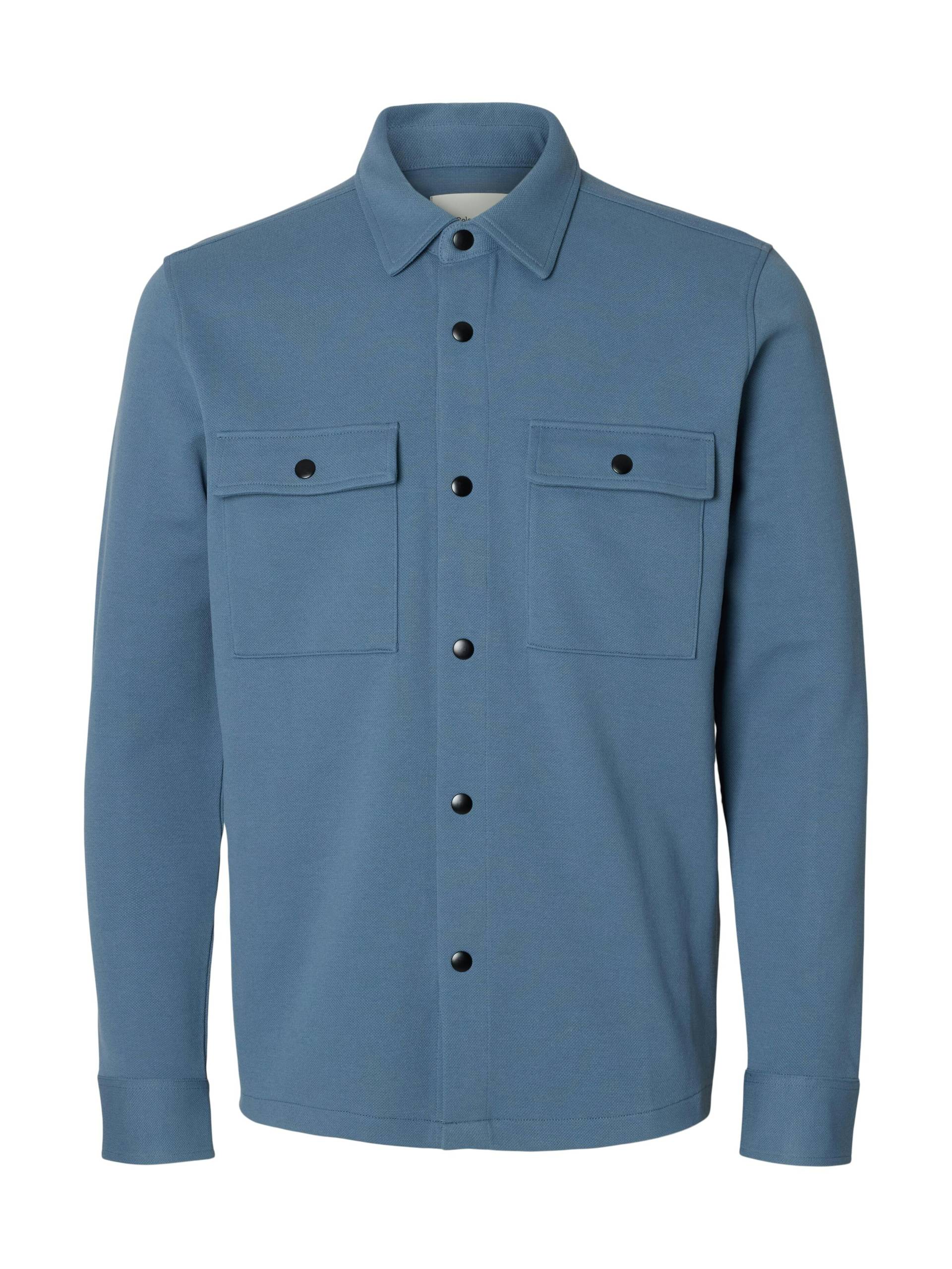 SELECTED MEN - SLHJACKIE SWEAT JACKET NOOS blue mirage - Gr. - XL von SELECTED MEN