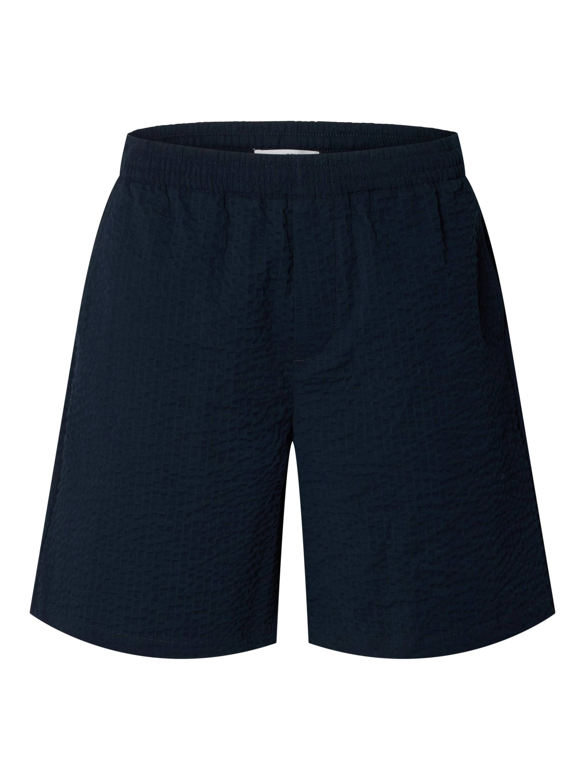 SELECTED MEN - SLHLOOSE-ACE SEERSUCKER STRING SHORTS sky captain - Gr. - M von SELECTED MEN