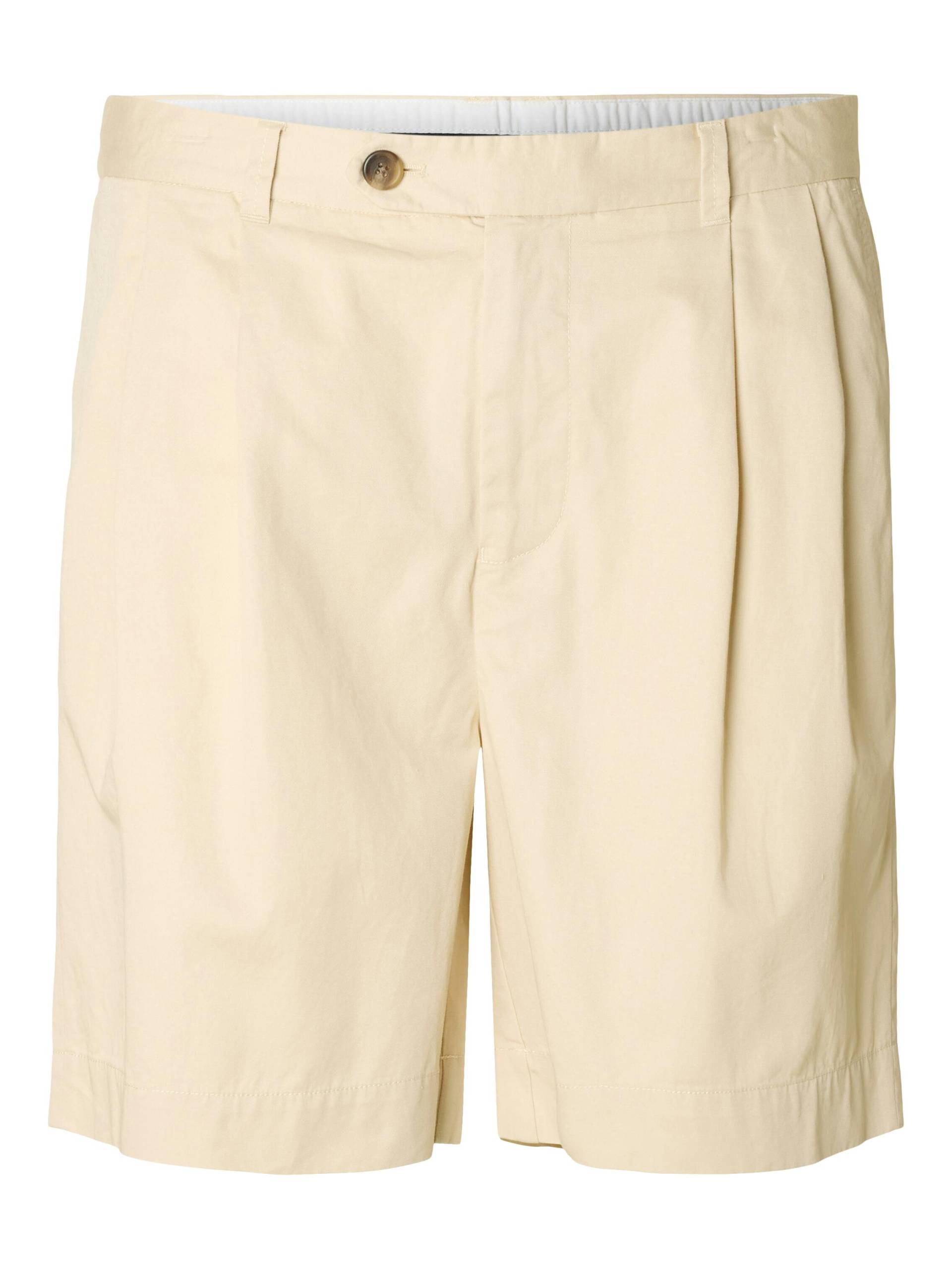 SELECTED MEN - SLHLOOSE-ADAM PLEAT SHORTS fog - Gr. - M von SELECTED MEN