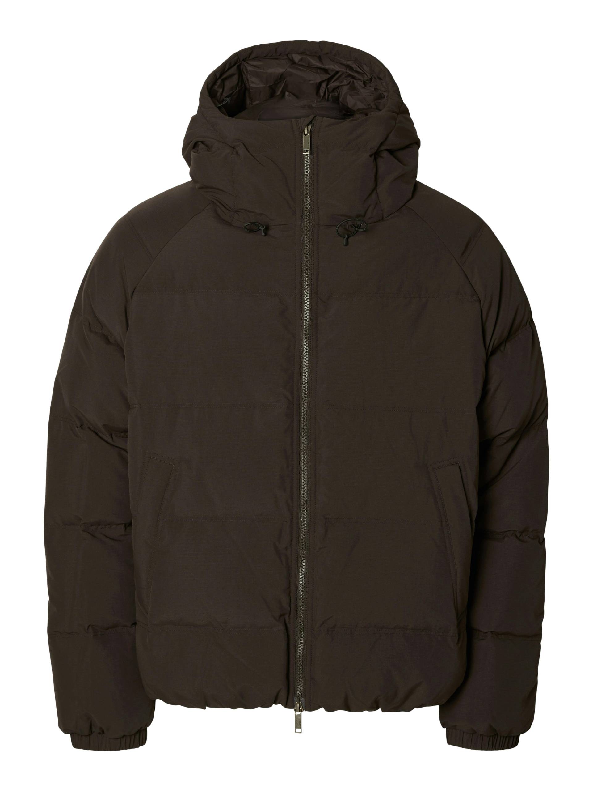 SELECTED MEN - SLHPATRICK REDOWN PUFFER chocolate torte - Gr. - L von SELECTED MEN