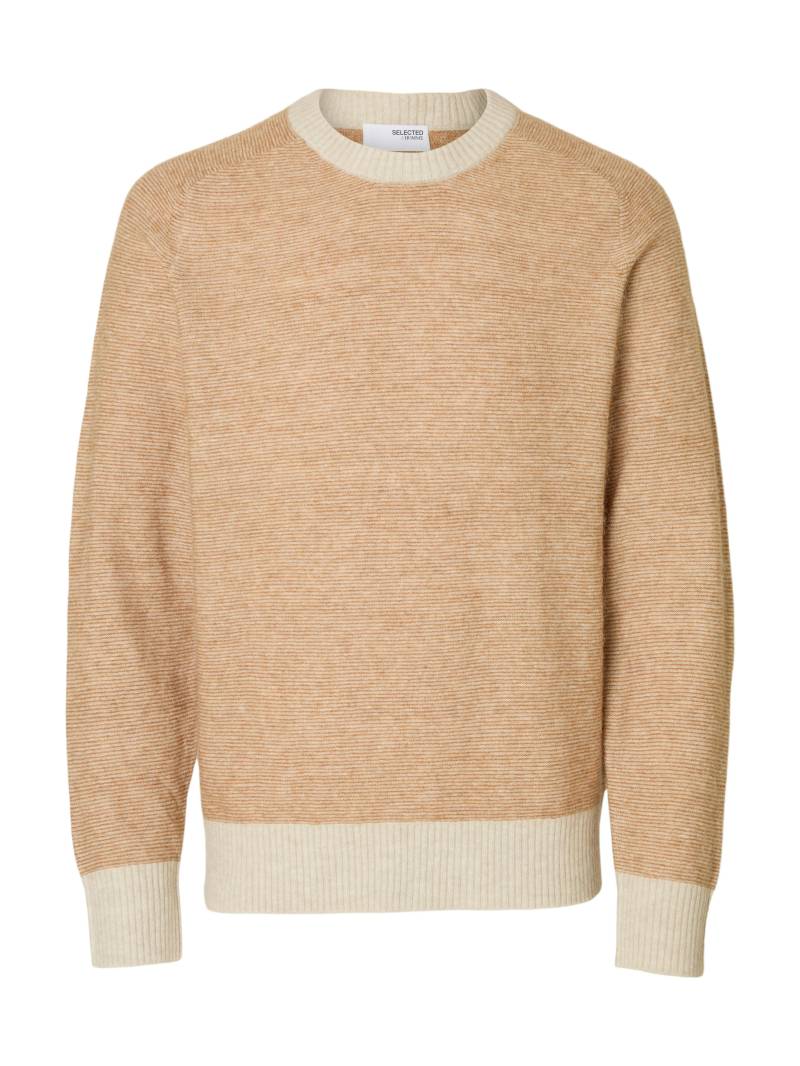 SELECTED MEN - SLHRAI LS KNIT CREW NECK NOOS - Gr. - XXL von SELECTED MEN