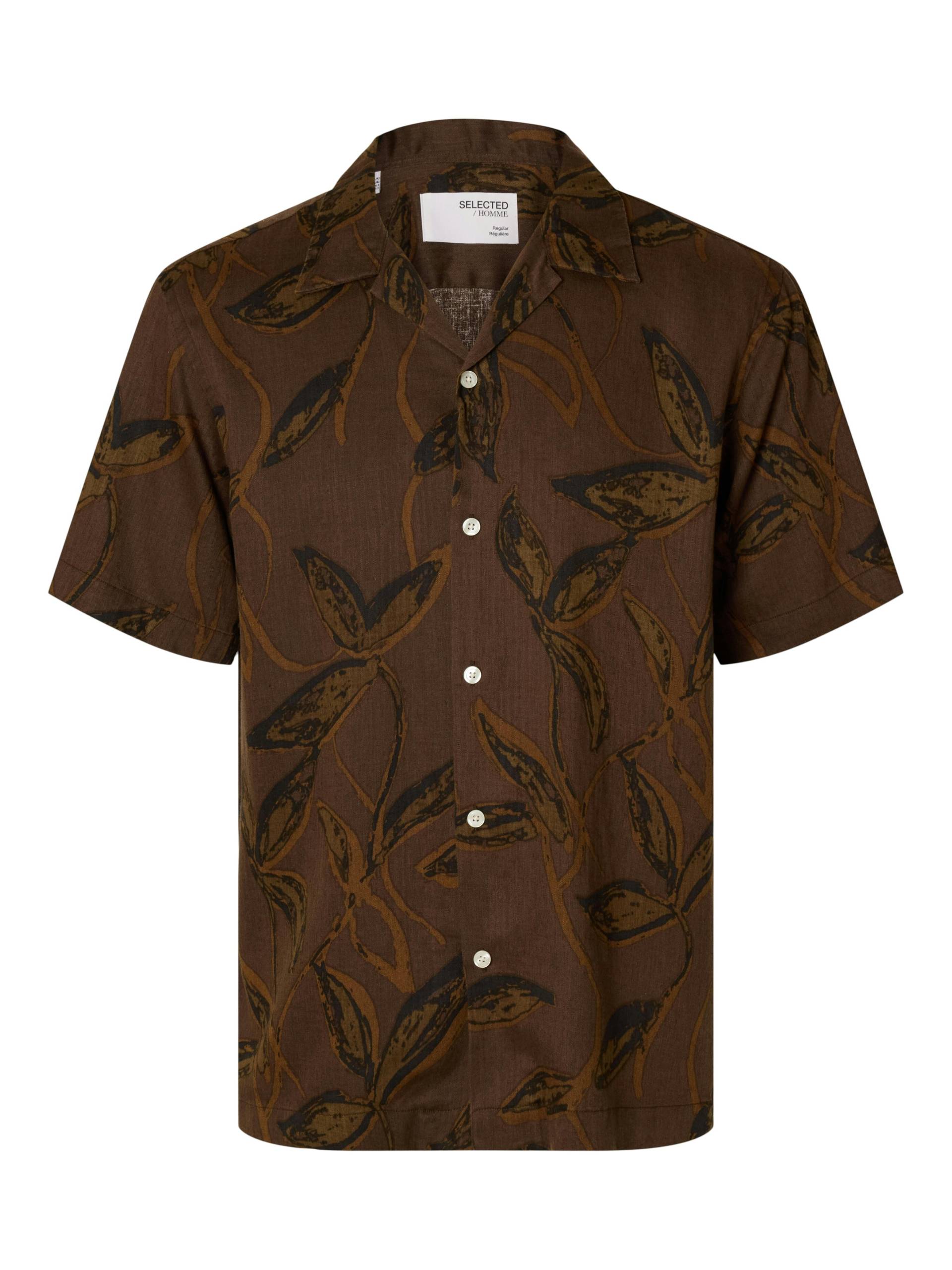 SELECTED MEN - SLHREGNOA MIX SHIRT SS RESORT - Gr. - L von SELECTED MEN