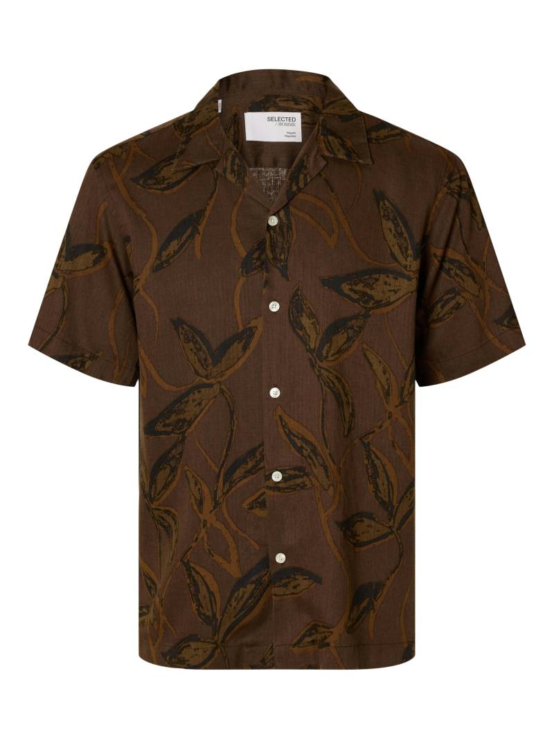SELECTED MEN - SLHREGNOA MIX SHIRT SS RESORT - Gr. - XL von SELECTED MEN
