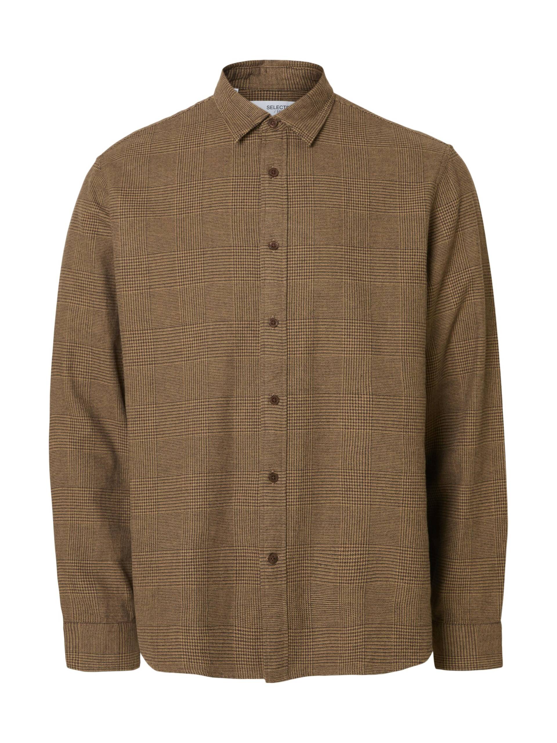 SELECTED MEN - SLHREGNOAH BRUSHED LS SHIRT - Gr. - M von SELECTED MEN