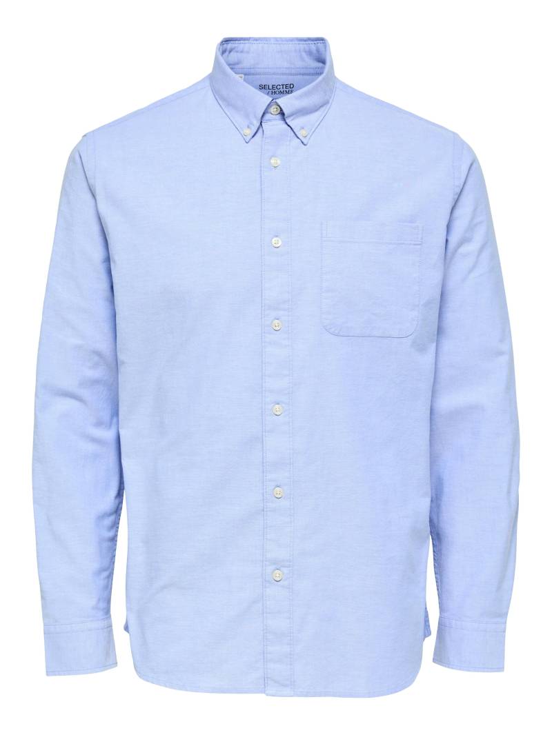SELECTED MEN - SLHREGRICK-OX SHIRT LS NOOS light blue - Gr. - L von SELECTED MEN