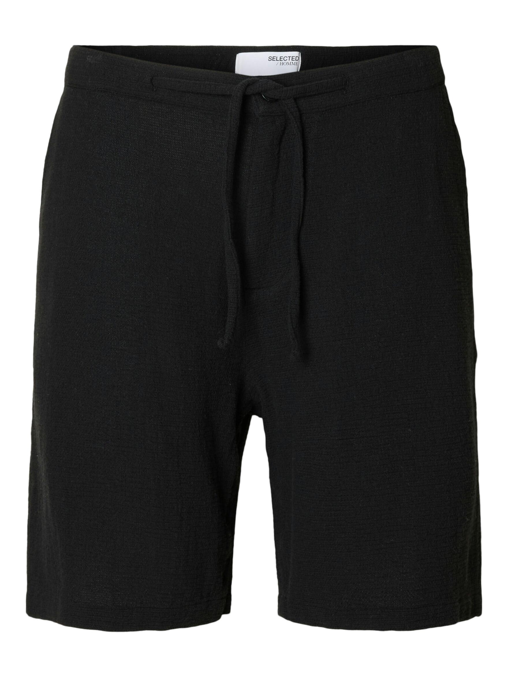 SELECTED MEN - SLHREGSAL SHORTS black - Gr. - S von SELECTED MEN