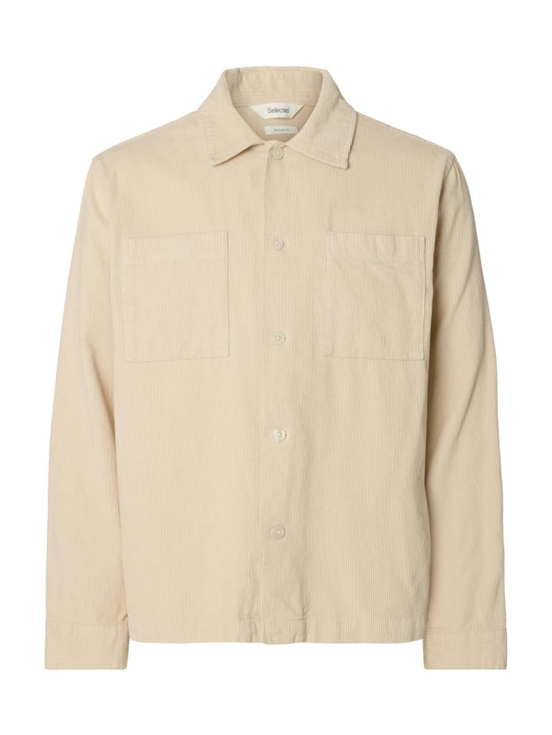 SELECTED MEN - SLHREGTATE CORD OVERSHIRT oatmeal - Gr. - XXL von SELECTED MEN