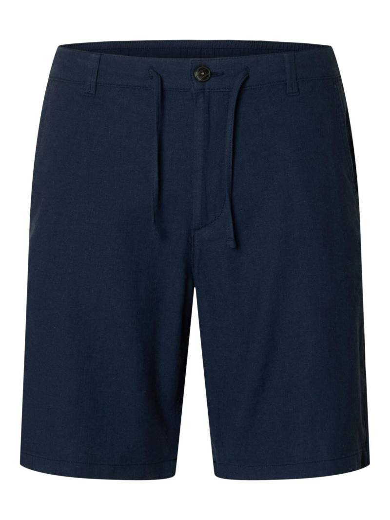 SELECTED MEN - SLHREGULAR-BRODY LINEN BLD SHORTS NOOS dark sapphire - Gr. - L von SELECTED MEN