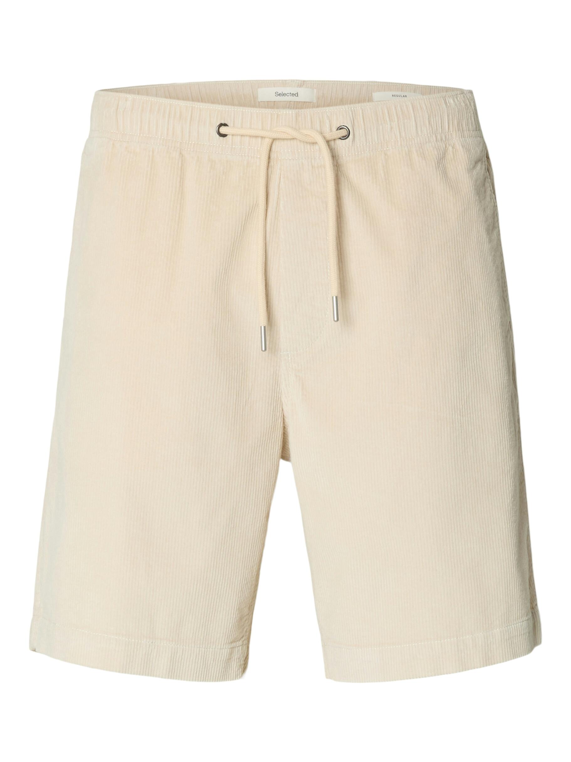 SELECTED MEN - SLHREGULAR-JACE CORDUROY SHORTS NOOS fog - Gr. - S von SELECTED MEN