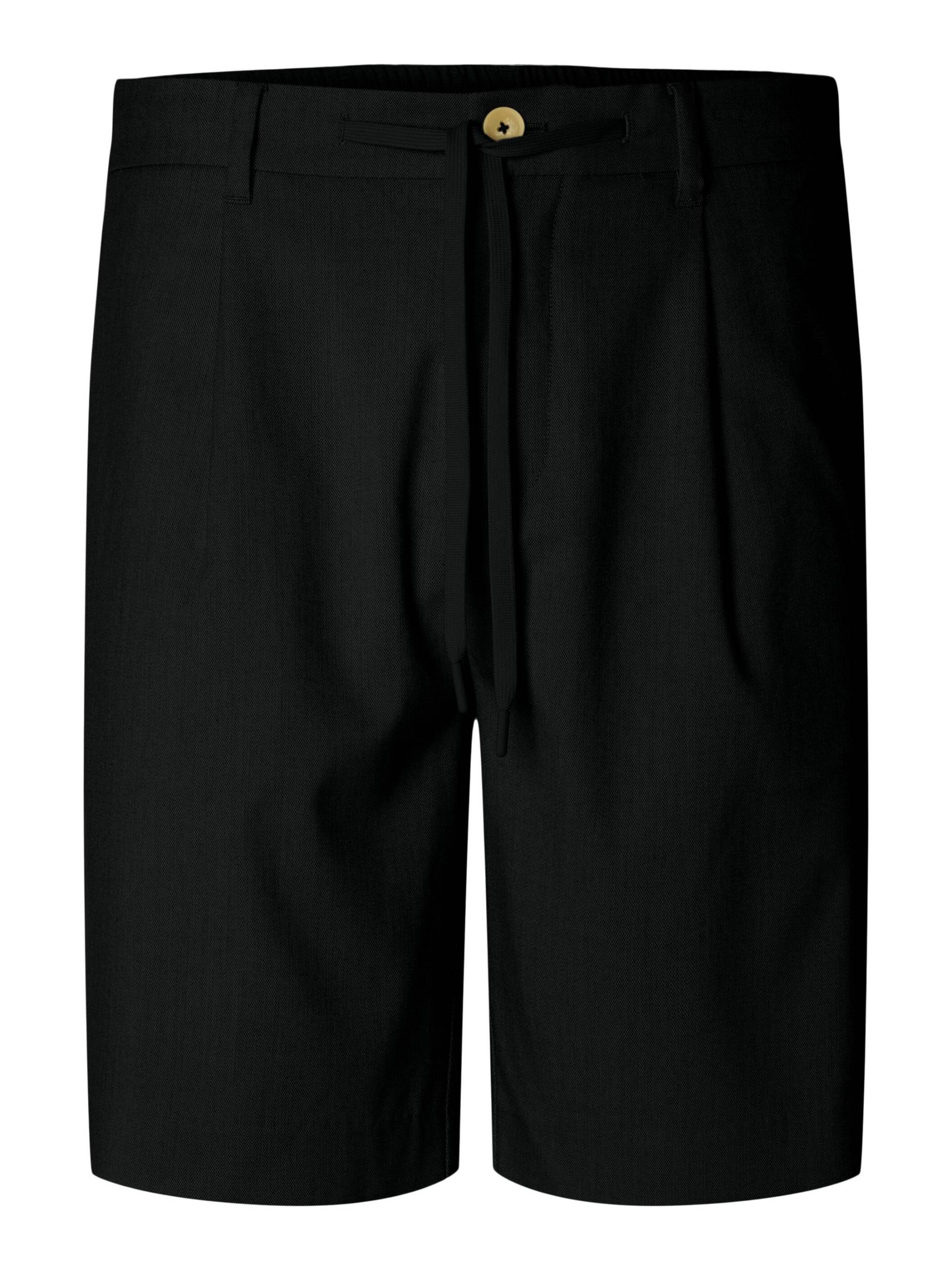 SELECTED MEN - SLHREGULAR-LEROY PLEAT SHORTS NOOS black - Gr. - XL von SELECTED MEN