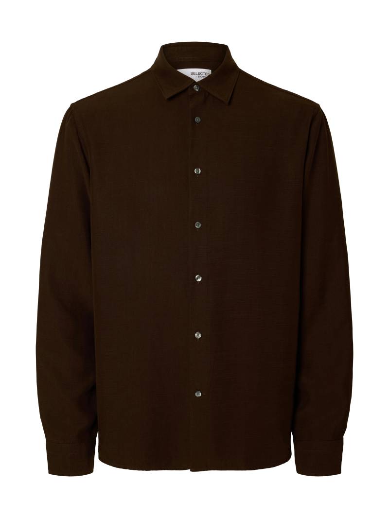 SELECTED MEN - SLHRLXCHARLIE TENCEL SLUB LS SHIRT - Gr. - L von SELECTED MEN