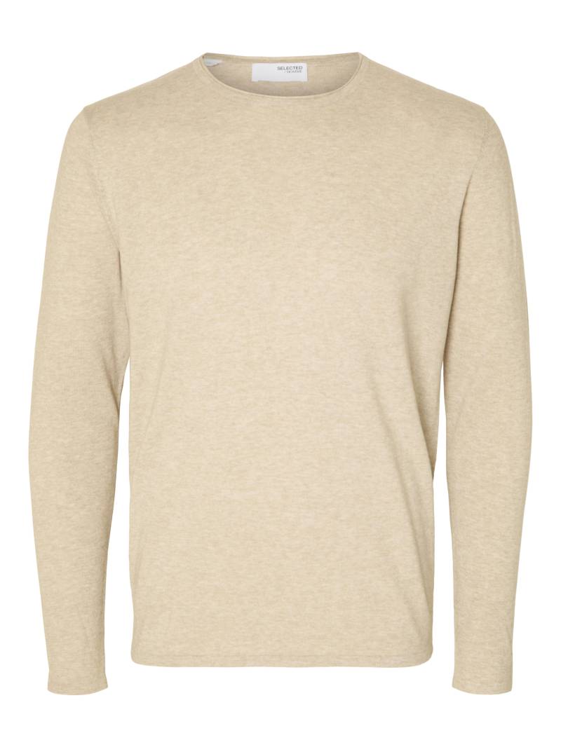SELECTED MEN - SLHROME LS KNIT CREW NECK NOOS pure cashmere - Gr. - XXL von SELECTED MEN