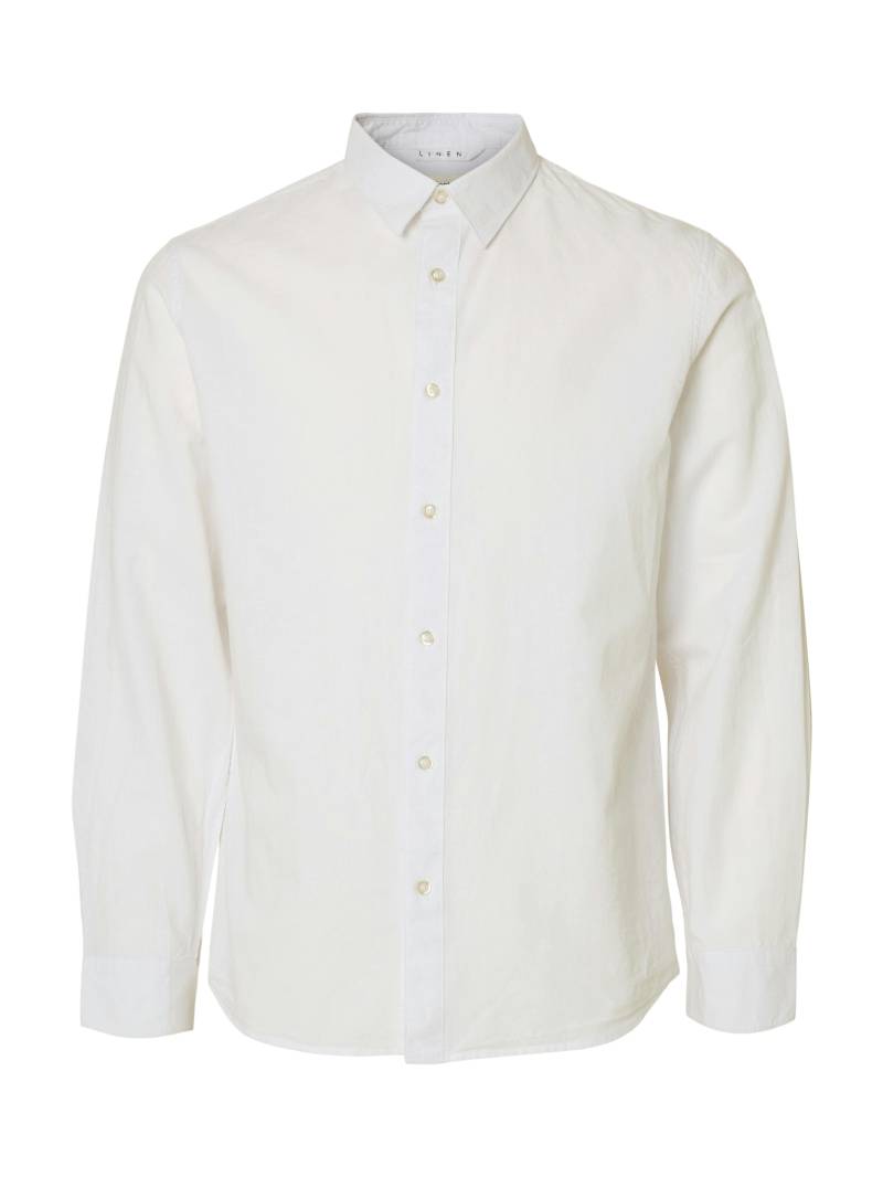 SELECTED MEN - SLHSLIM-SUN SHIRT LS NOOS white - Gr. - M von SELECTED MEN