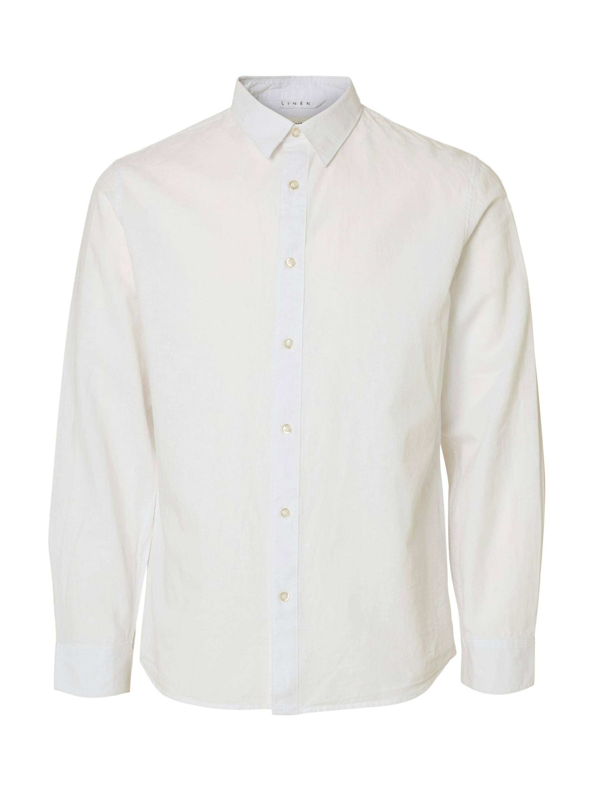 SELECTED MEN - SLHSLIM-SUN SHIRT LS NOOS white - Gr. - XL von SELECTED MEN