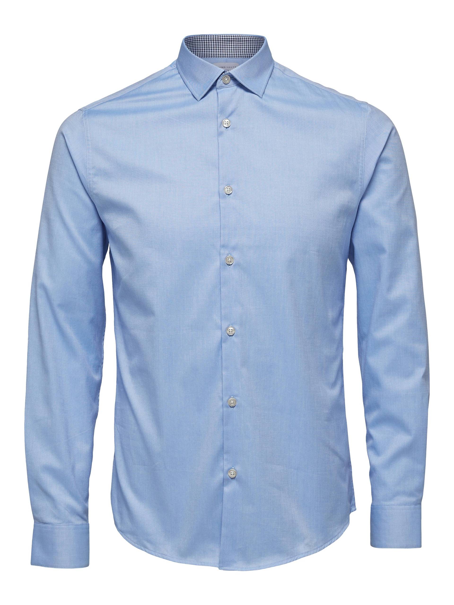 SELECTED MEN - SLHSLIMNEW-MARK SHIRT LS NOOS light blue - Gr. - M von SELECTED MEN
