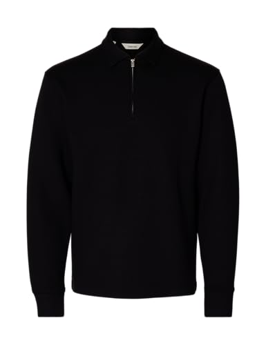 SELECTED MEN Slhemanuel Soft Polo Zip Sweat Noos SELECTED MEN Slhemanuel Soft Polo Zip Sweat Noos von SELECTED MEN
