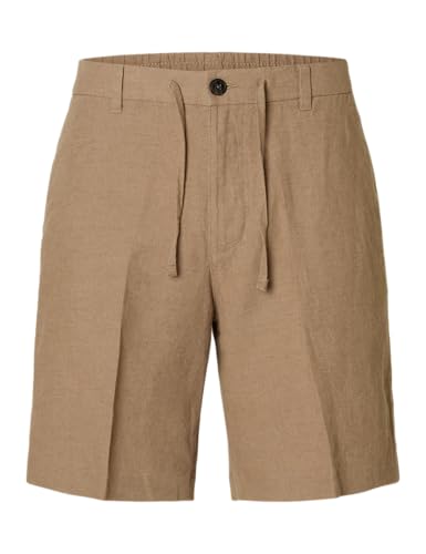 SELECTED MEN Slhregular-Leroy Linen BLD Shorts Noos von SELECTED MEN