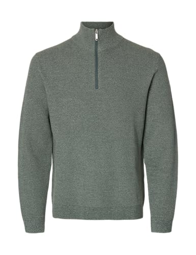 SELECTED MEN Slhross Ls Knit Structure Half Zip Noos SELECTED MEN Slhross Ls Knit Structure Half Zip Noos von SELECTED MEN