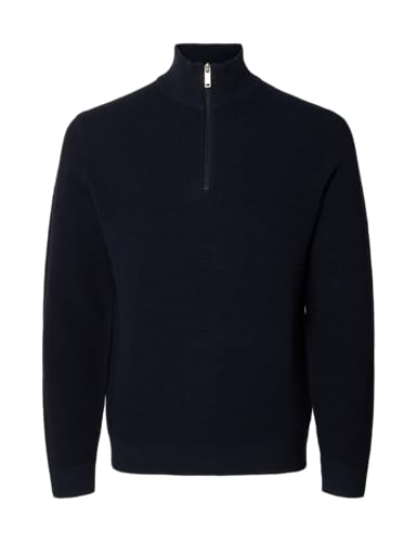 SELECTED MEN Slhross Ls Knit Structure Half Zip Noos SELECTED MEN Slhross Ls Knit Structure Half Zip Noos von SELECTED MEN