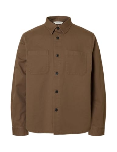 SELECTED MEN Slhtravis Twill Overshirt Ls Noos SELECTED MEN Slhtravis Twill Overshirt Ls Noos von SELECTED MEN