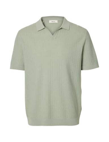 Slhmattis Ss Linen Blend Struc Open Polo Slhmattis Ss Linen Blend Struc Open Polo von SELECTED MEN