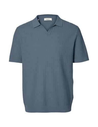 Slhmattis Ss Linen Blend Struc Open Polo Slhmattis Ss Linen Blend Struc Open Polo von SELECTED MEN