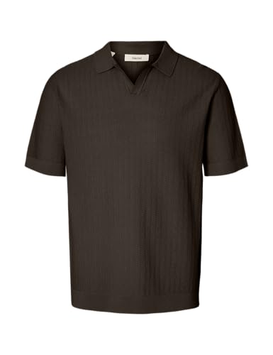 Slhmattis Ss Linen Blend Struc Open Polo Slhmattis Ss Linen Blend Struc Open Polo von SELECTED MEN