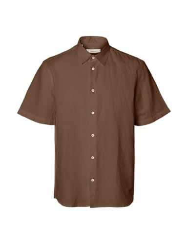 Slhregclay Linenblend Ss Shirt Cla Noos Slhregclay Linenblend Ss Shirt Cla Noos von SELECTED MEN