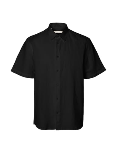 Slhregclay Linenblend Ss Shirt Cla Noos Slhregclay Linenblend Ss Shirt Cla Noos von SELECTED MEN