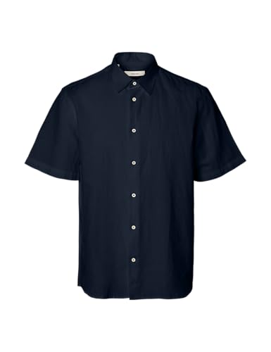 Slhregclay Linenblend Ss Shirt Cla Noos Slhregclay Linenblend Ss Shirt Cla Noos von SELECTED MEN