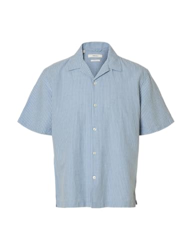 Slhrlxclay Linenblend Ss Shirt Res Noos von SELECTED MEN