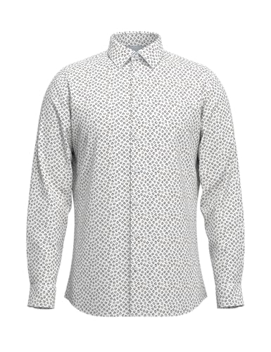 Slhslim-Performance Shirt Ls AOP Noos von SELECTED MEN