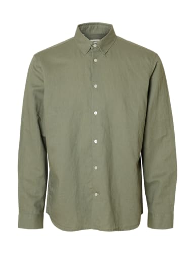 Slhslimclay Linenblend Ls Shirt Cla Noos Slhslimclay Linenblend Ls Shirt Cla Noos von SELECTED MEN