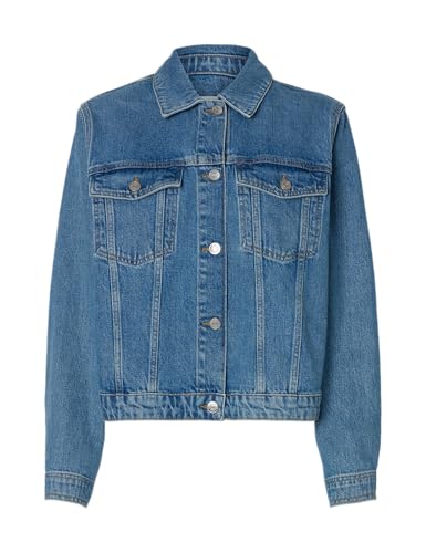 SELECTED WOMEN Damen Slfcena-Kori Lig B Relaxed Deni JKT Noos, Light Blue Denim, Numeric_40 SELECTED WOMEN Damen Slfcena-Kori Lig B Relaxed Deni JKT Noos, Light Blue Denim, Numeric_40 von SELECTED WOMEN