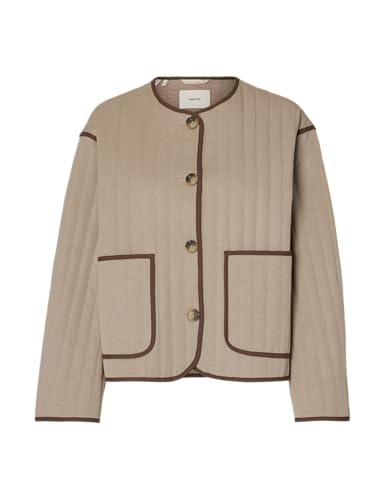 SELECTED WOMEN Damen Slfmalina Quilted Jacket Noos, Pure Cashmere, Numeric_40 SELECTED WOMEN Damen Slfmalina Quilted Jacket Noos, Pure Cashmere, Numeric_40 von SELECTED WOMEN
