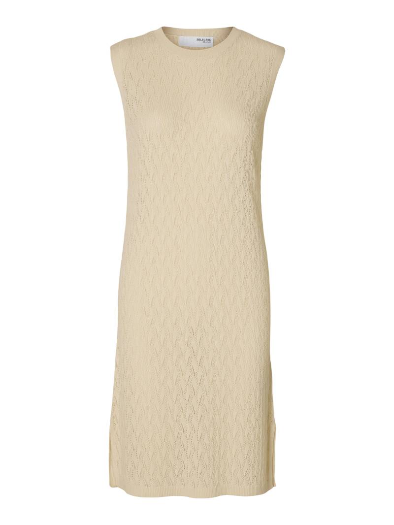 SELECTED WOMEN - SLFAGNY SL KNIT DRESS birch - Gr. - S von SELECTED WOMEN