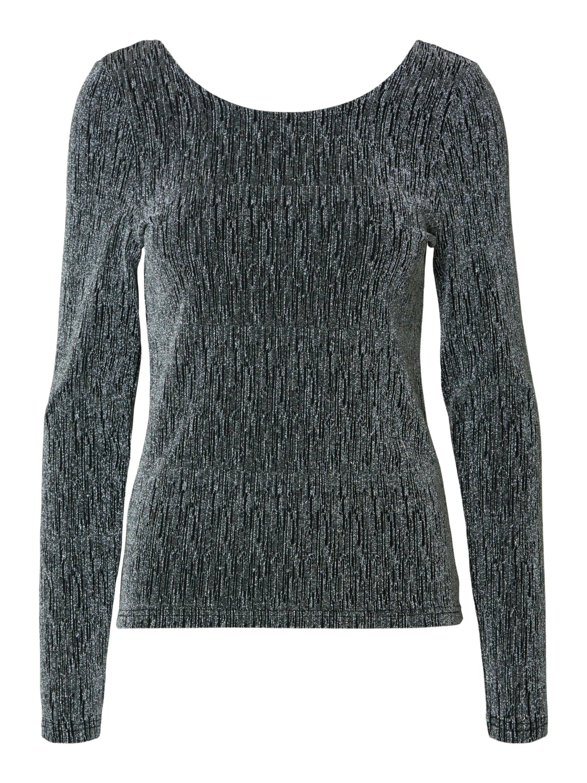 SELECTED WOMEN - SLFANITA LS LOW BACK TOP black - Gr. - S von SELECTED WOMEN