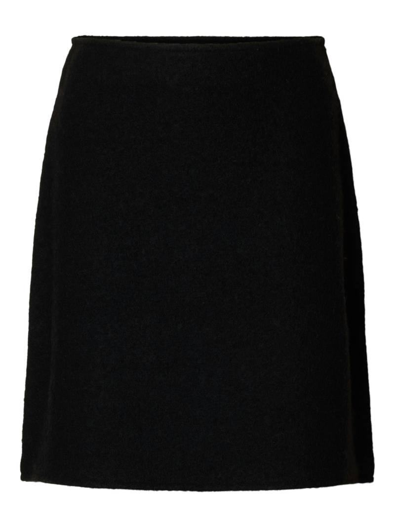 SELECTED WOMEN - SLFDARLA HW KNIT SKIRT black - Gr. - XS von SELECTED WOMEN