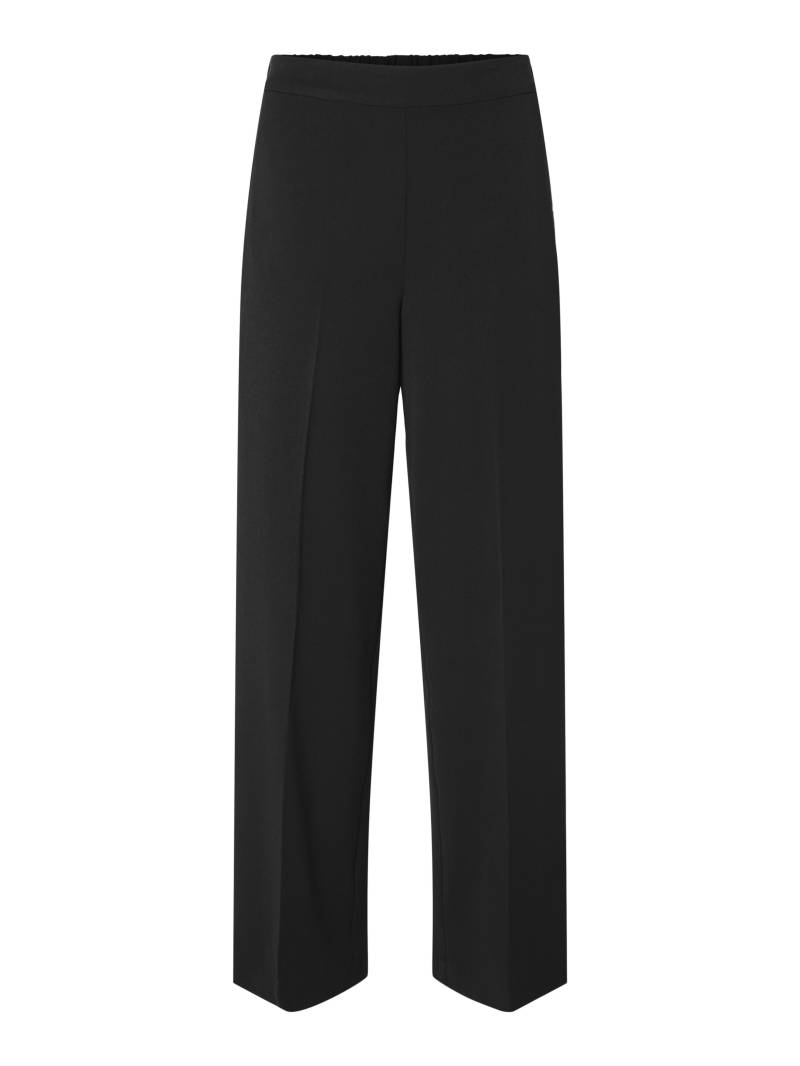 SELECTED WOMEN - SLFEMMA-TARA MW WIDE PANT NOOS black - Gr. - 34/32 von SELECTED WOMEN