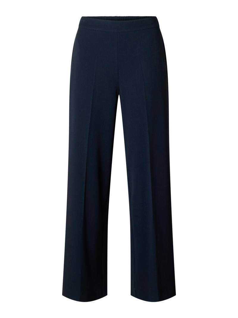 SELECTED WOMEN - SLFEMMA-TARA MW WIDE PANT NOOS dark sapphire - Gr. - 42/32 von SELECTED WOMEN