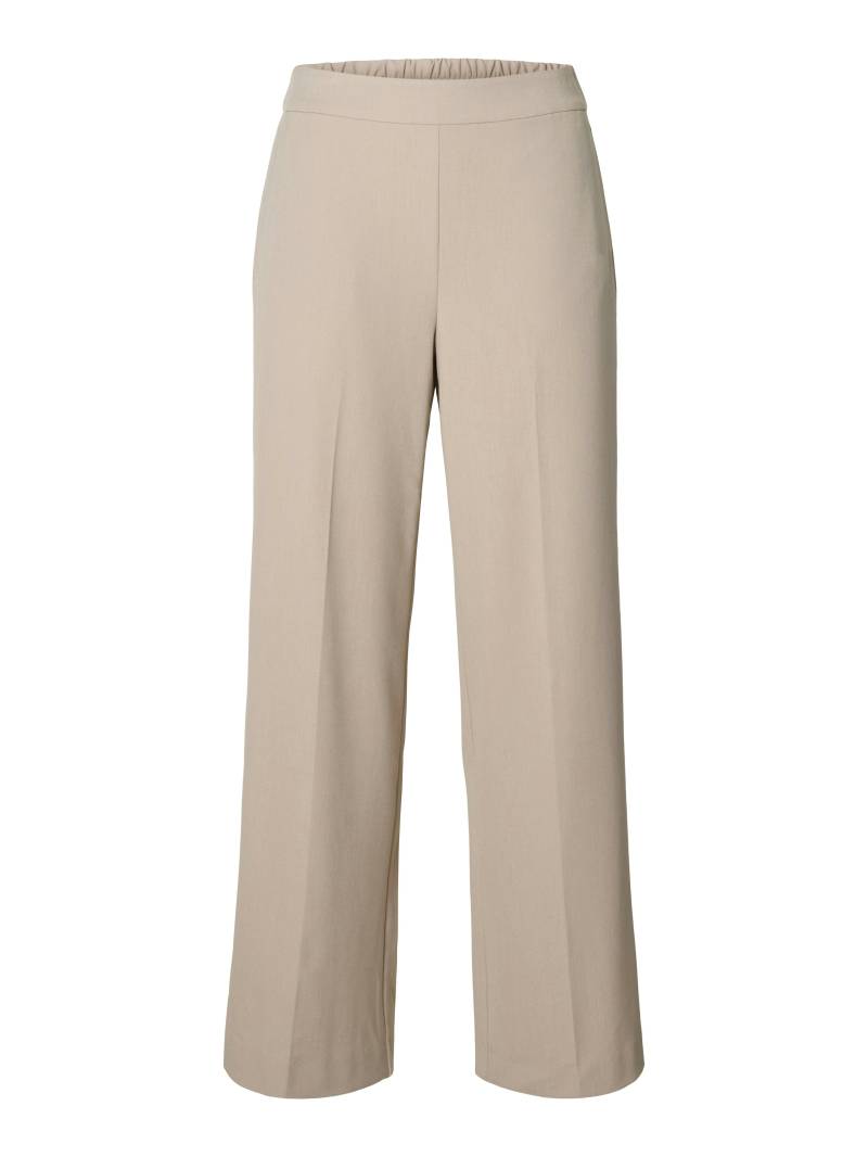 SELECTED WOMEN - SLFEMMA-TARA MW WIDE PANT NOOS pure cashmere - Gr. - 38/32 von SELECTED WOMEN